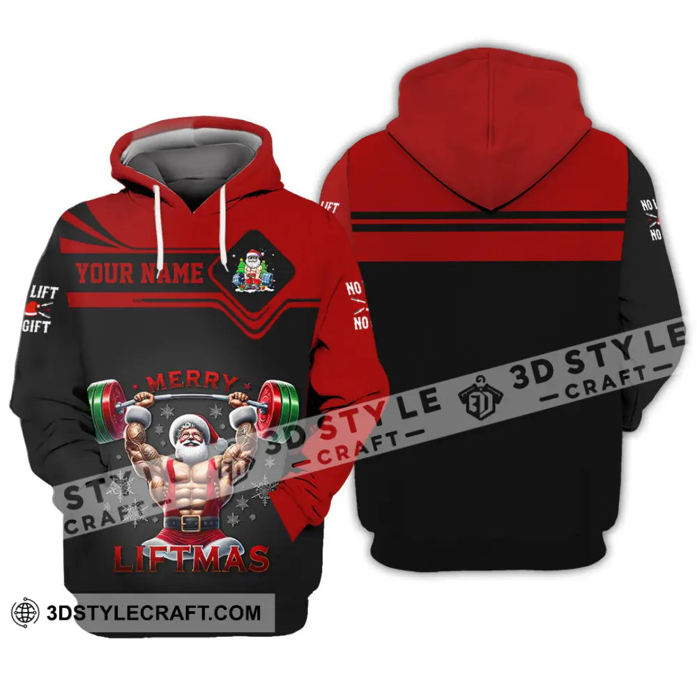 Unisex Shirt Custom Name Weight Lifting Christmas Gift For Gym Lover Hoodie / S T-Shirt