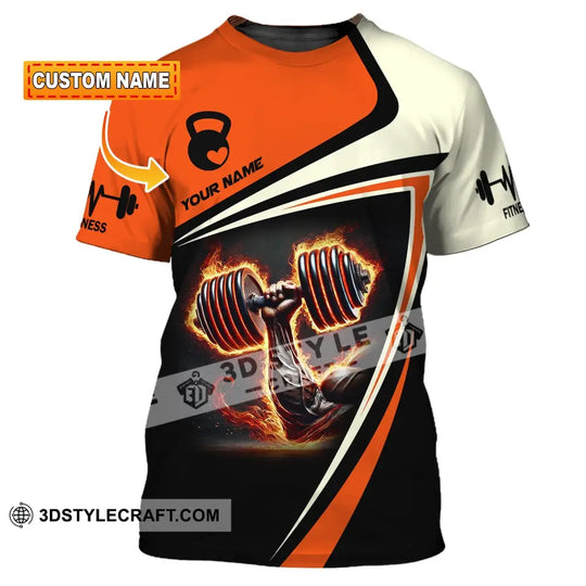 Unisex Shirt, Custom Name Weight Lifting Shirt, Work Out Long Sleeve, Weight Lifting Shirt style option 1
