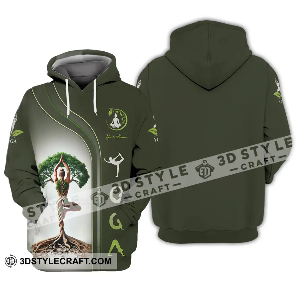Unisex Shirt Custom Name Yoga Lover Gift Hoodie / S T-Shirt