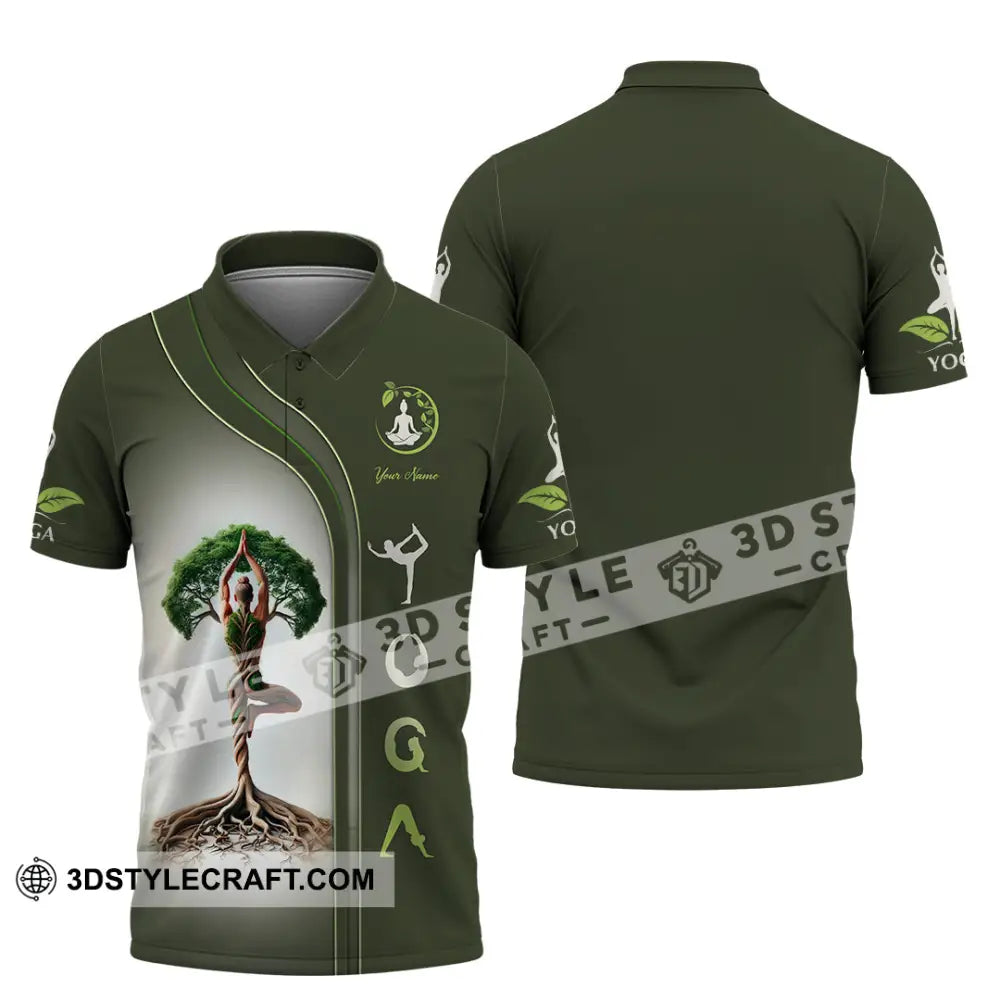 Unisex Shirt Custom Name Yoga Lover Gift Polo / S T-Shirt