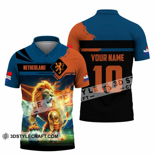 Unisex Shirt - Custom Netherlands 3D Shirt style option 2