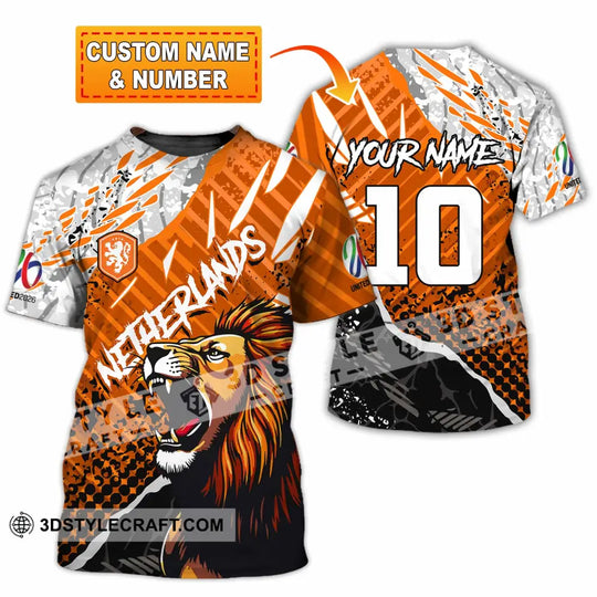 Unisex Shirt - Custom Netherlands 3D Shirt style option 1