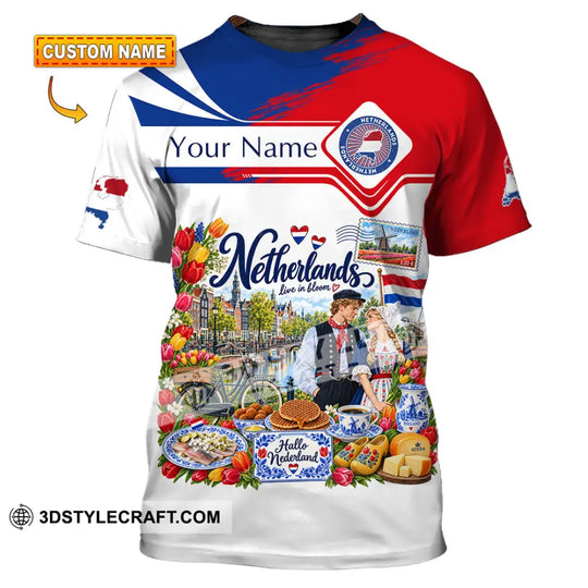 Unisex Shirt - Custom Netherlands Shirt style option 1