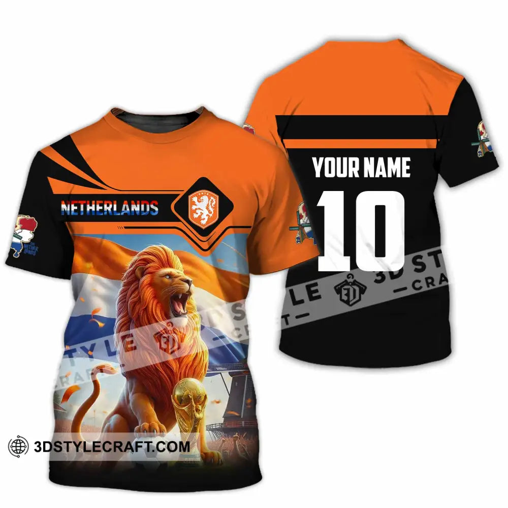 Unisex Shirt - Custom Netherlands World Cup 2026 3D Shirt T-Shirt / S T-shirt