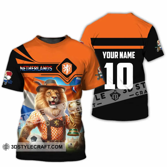 Unisex Shirt - Custom Netherlands World Cup 2026 3D Shirt style option 3
