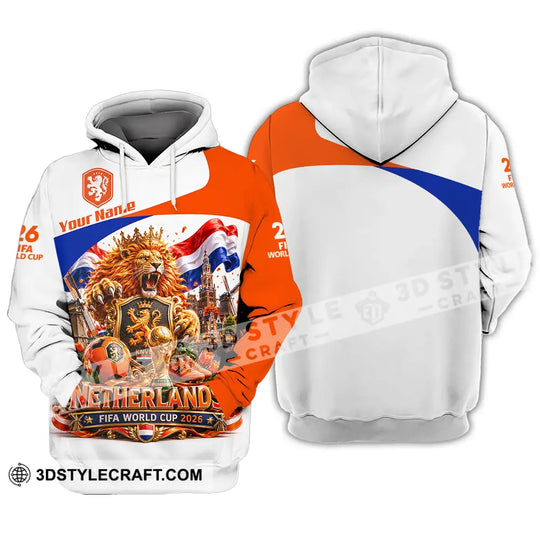 Unisex Shirt - Custom Netherlands World Cup 2026 Shirt style option 3