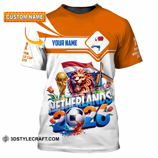 Unisex Shirt - Custom Netherlands World Cup 2026 Shirt style option 1
