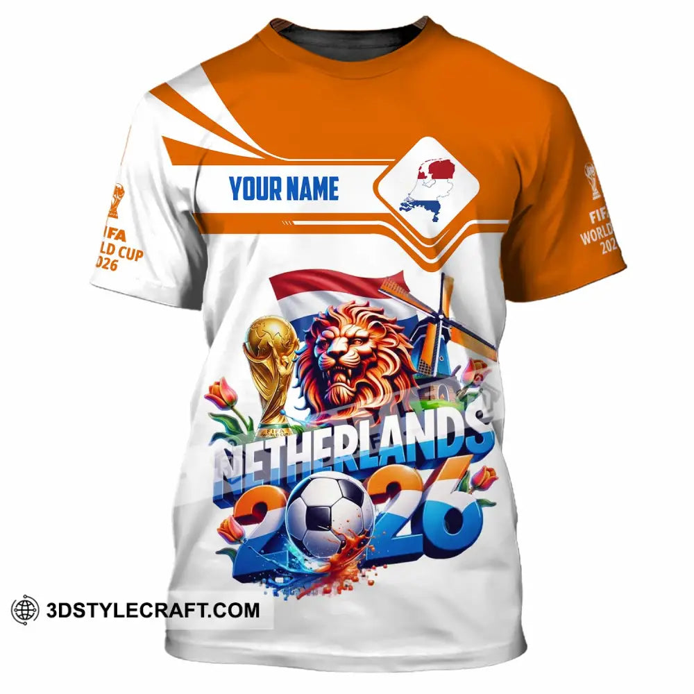 Unisex Shirt - Custom Netherlands World Cup 2026 Shirt - T-Shirt / S - T-shirt