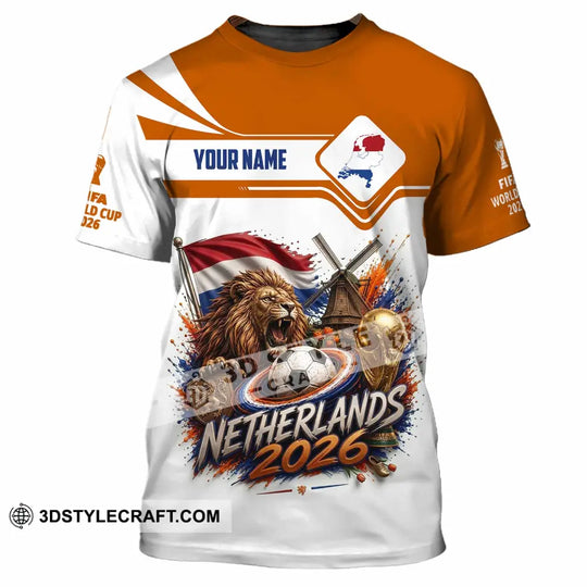 Unisex Shirt - Custom Netherlands World Cup 2026 Shirt style option 4
