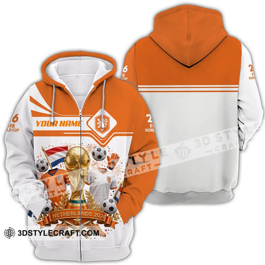 Unisex Shirt - Custom Netherlands World Cup 2026 Shirt style option 4