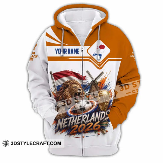 Unisex Shirt - Custom Netherlands World Cup 2026 Shirt style option 3