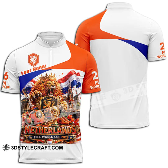 Unisex Shirt - Custom Netherlands World Cup 2026 Shirt style option 2