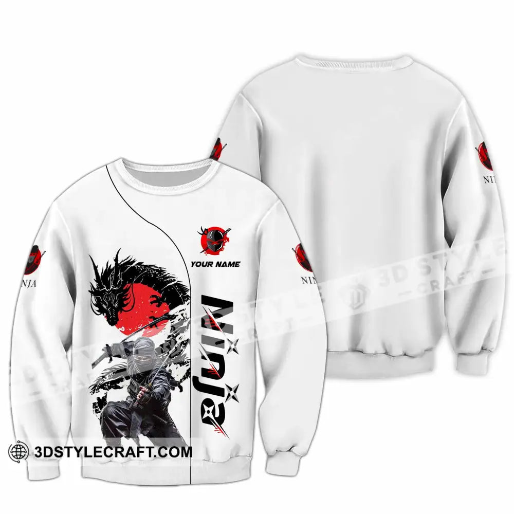 Unisex Shirt - Custom Ninja Design Shirt Long Sleeve / S T-shirt