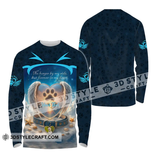 Unisex Shirt - Custom No Long By My Side But Forever In My Heart Memorial Pet Lover Shirt style option 4