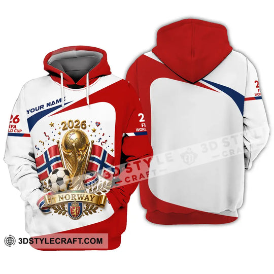 Unisex Shirt - Custom Norway World Cup 2026 Shirt style option 3