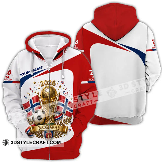 Unisex Shirt - Custom Norway World Cup 2026 Shirt style option 4