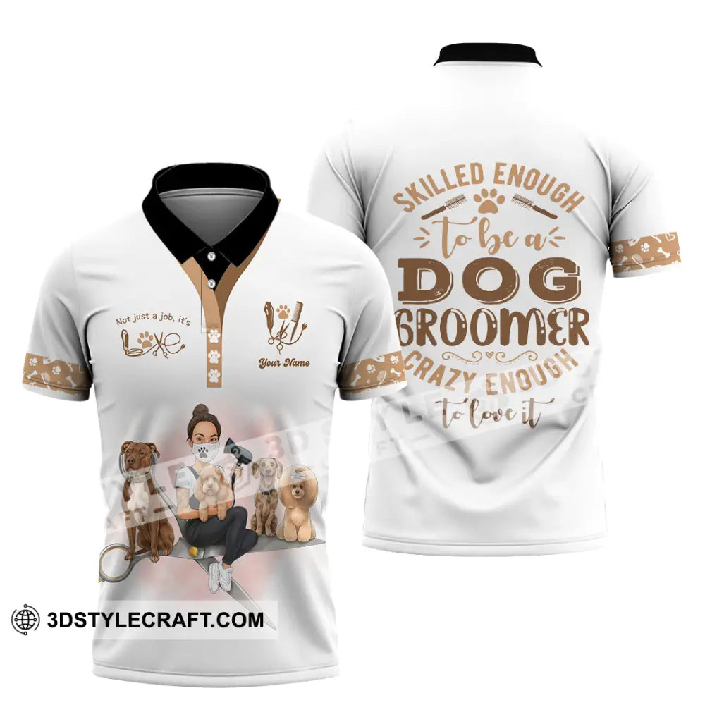 Unisex Shirt Custom Not Just A Job It’s Love Groomer Shirt Polo Shirt / S T shirt