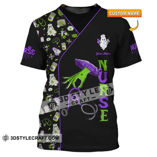 Unisex Shirt - Custom Nurse Halloween Shirt T-shirt