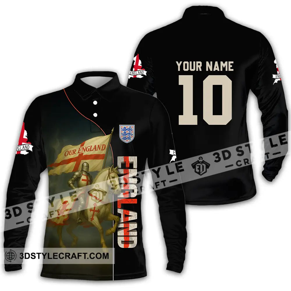 Unisex Shirt - Custom Our England Shirt Long Sleeve Polo / S T-shirt
