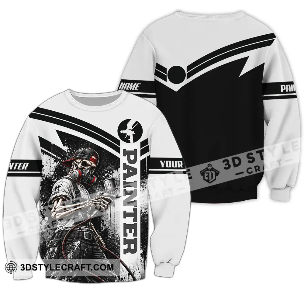 Unisex Shirt - Custom Painter Shirt - Long Sleeve / S - T-shirt