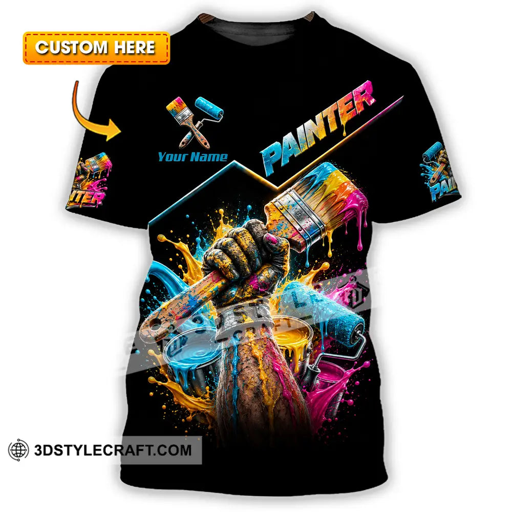 Unisex Shirt - Custom Painter Shirt - T-shirt