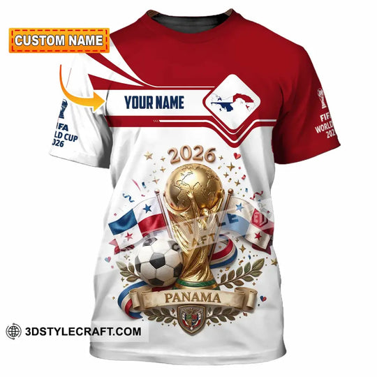 Unisex Shirt - Custom Panama World Cup 2026 3D Shirt style option 1