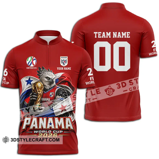 Unisex Shirt - Custom Panama World Cup 2026 3D Shirt style option 2