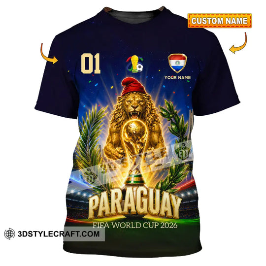 Unisex Shirt - Custom Paraguay World Cup 2026 Shirt style option 1
