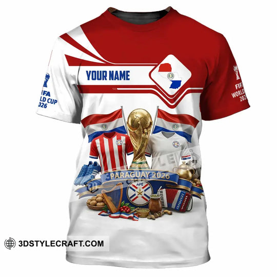 Unisex Shirt - Custom Paraguay World Cup 2026 Shirt style option 4