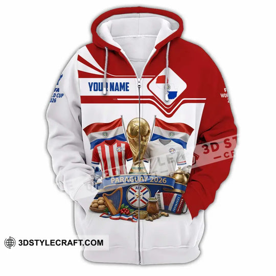 Unisex Shirt - Custom Paraguay World Cup 2026 Shirt style option 3