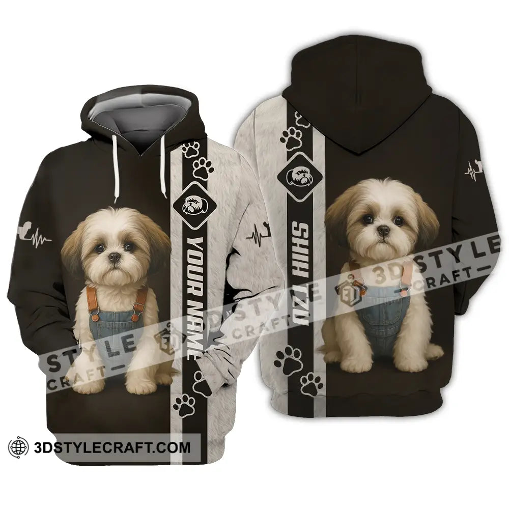 Unisex Shirt - Custom Pet Lover Shih Tzu Shirt Hoodie / S T-shirt