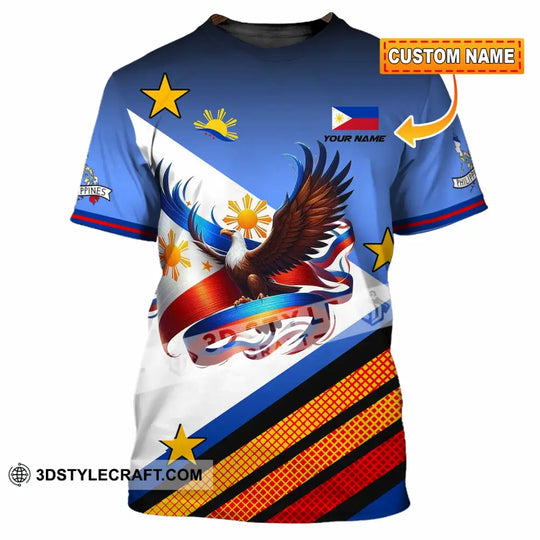 Unisex Shirt - Custom Philippines 3D Shirt style option 1