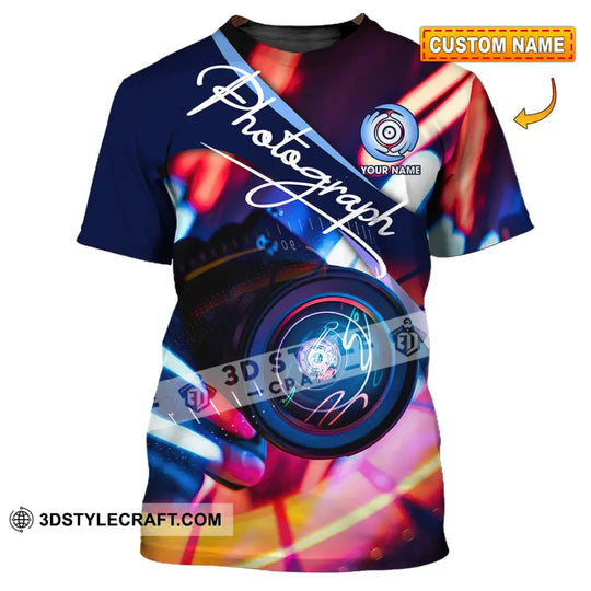 Unisex Shirt - Custom Photograph 3D Shirt style option 1