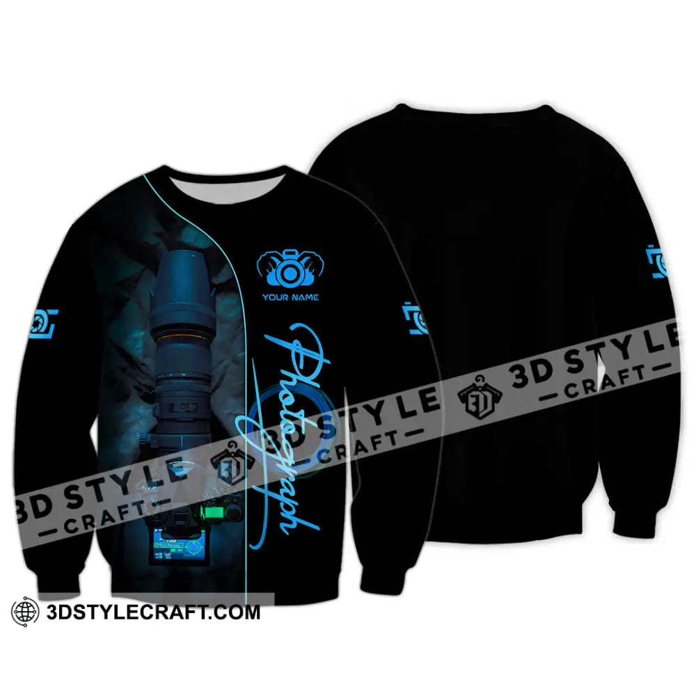 Unisex Shirt - Custom Photography 3D Shirt Long Sleeve / S T-shirt