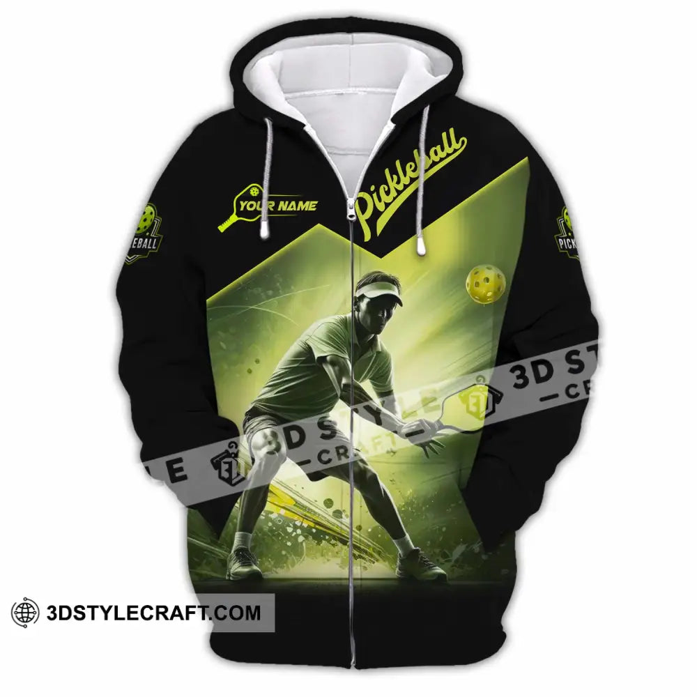 Unisex Shirt - Custom Pickleball 3D Shirt Zipper Hoodie / S T-shirt