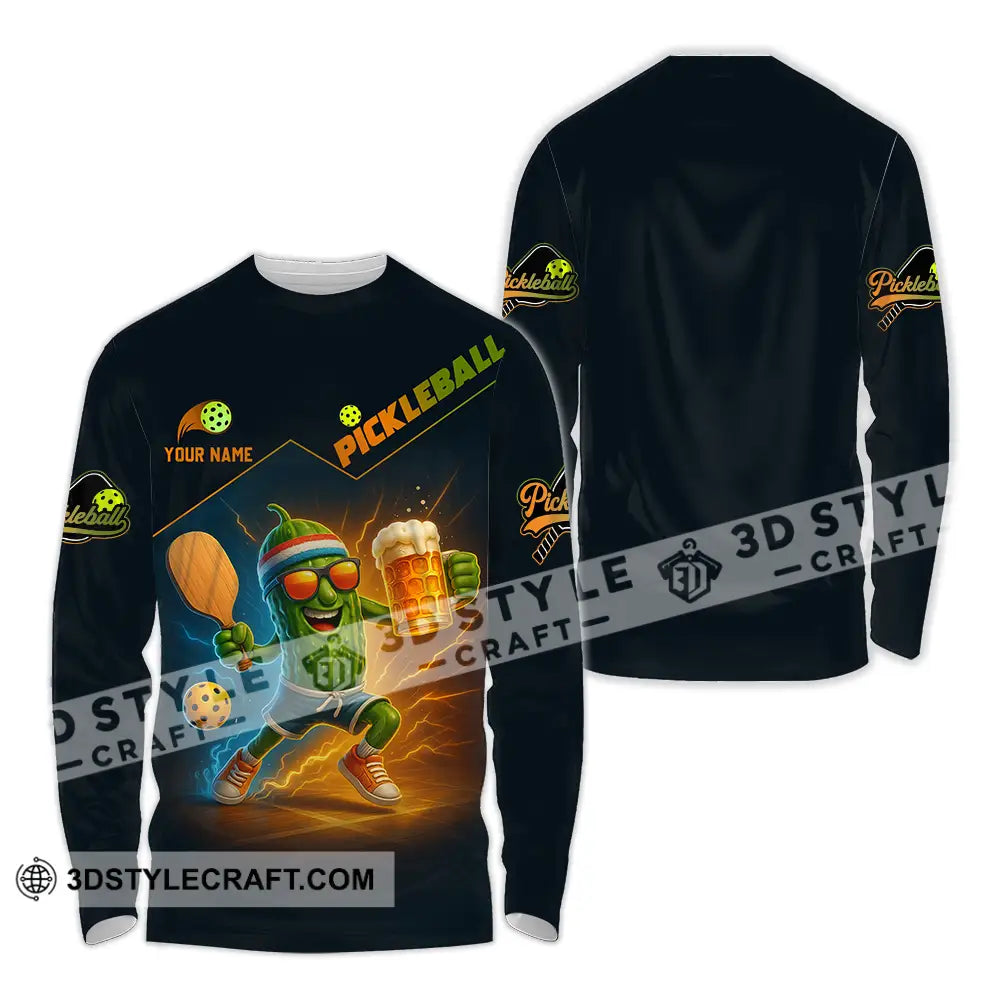 Unisex Shirt - Custom Pickleball Sport Shirt Long Sleeve Shirt / S T-shirt