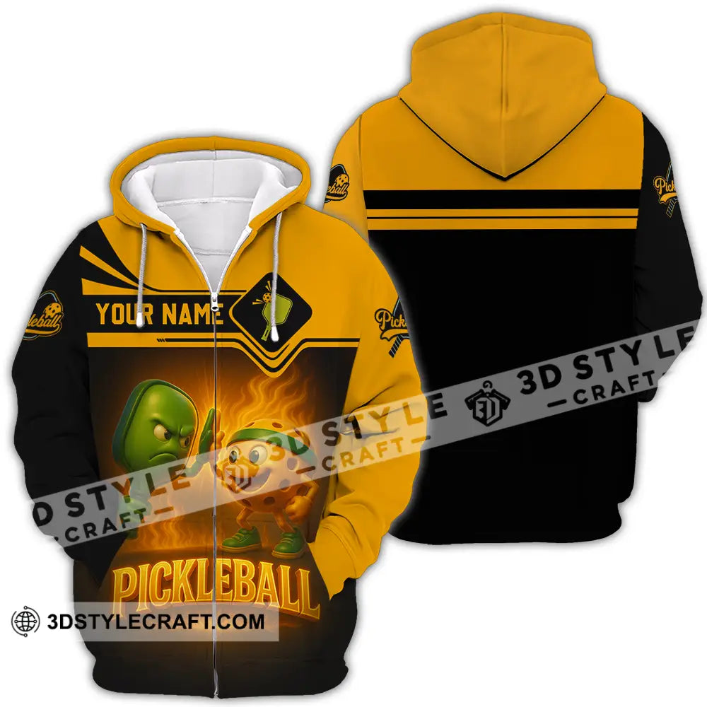 Unisex Shirt - Custom Pickleball Shirt Zipper Hoodie / S T-shirt