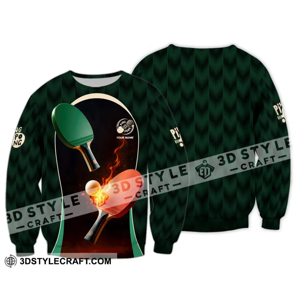 Unisex Shirt - Custom Ping Pong Shirt Long Sleeve / S T-shirt