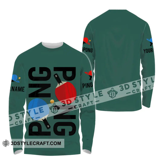 Unisex Shirt - Custom Ping Pong Shirt style option 4