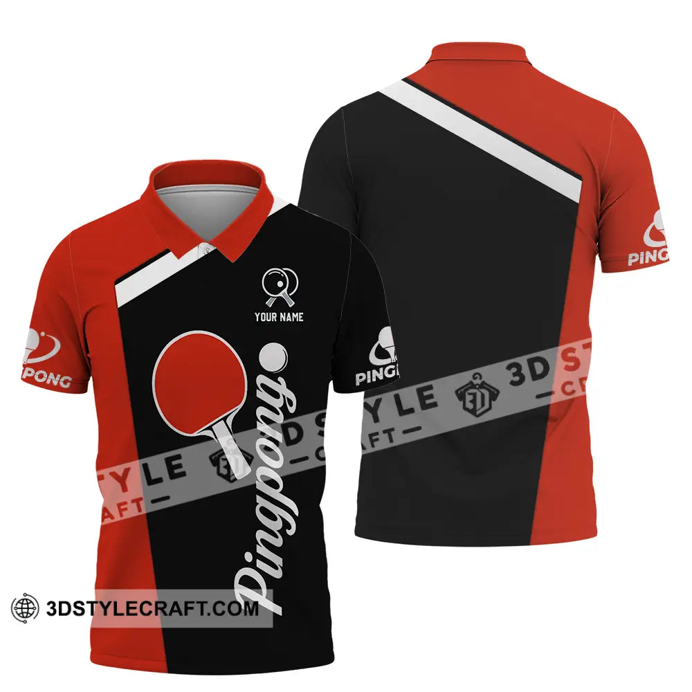 Unisex Shirt - Custom Ping Pong Shirt Polo Shirt / S T-shirt