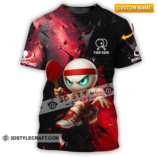 Unisex Shirt - Custom Ping Pong Shirt style option 1