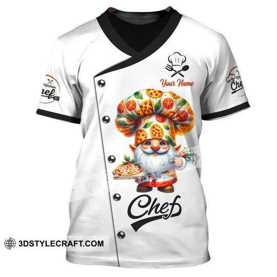 Unisex Shirt - Custom Pizza Chef Santa Shirt style option 2