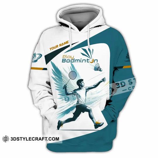 Unisex Shirt - Custom Play Badminton Shirt style option 4