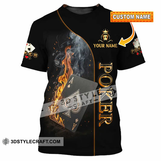 Unisex Shirt - Custom Poker 3D Shirt T-shirt