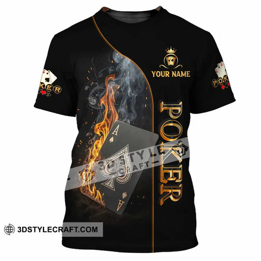 Unisex Shirt - Custom Poker 3D Shirt style option 2