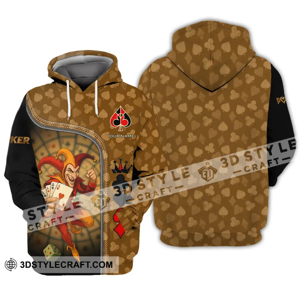 Unisex Shirt - Custom Poker Lover Shirt Poker Player Hoodie / S T-shirt