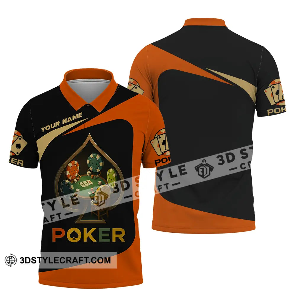 Unisex Shirt - Custom Poker Shirt Polo Shirt / S T-shirt
