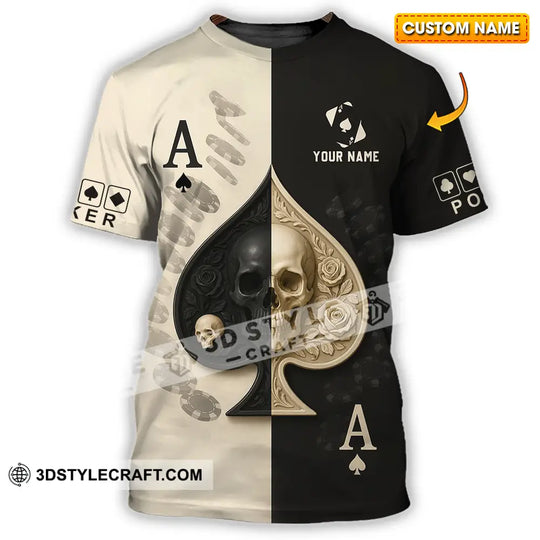 Unisex Shirt - Custom Poker Shirt style option 1