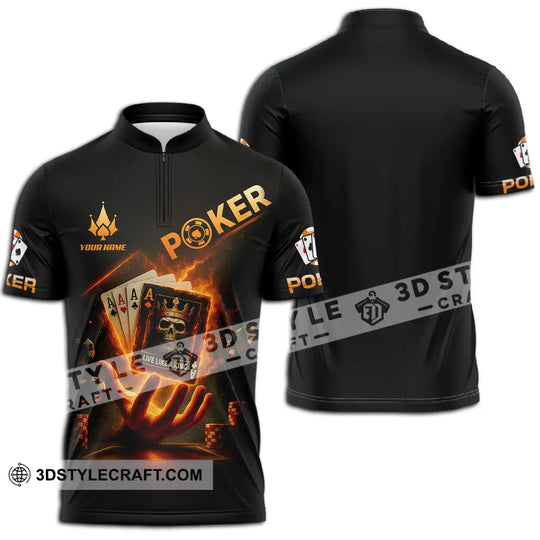 Unisex Shirt - Custom Poker Shirt style option 2