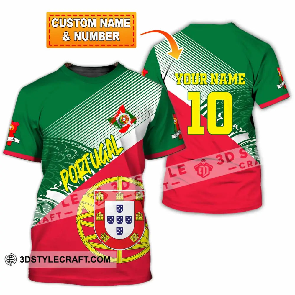 Unisex Shirt - Custom Portugal 3D Shirt T-shirt